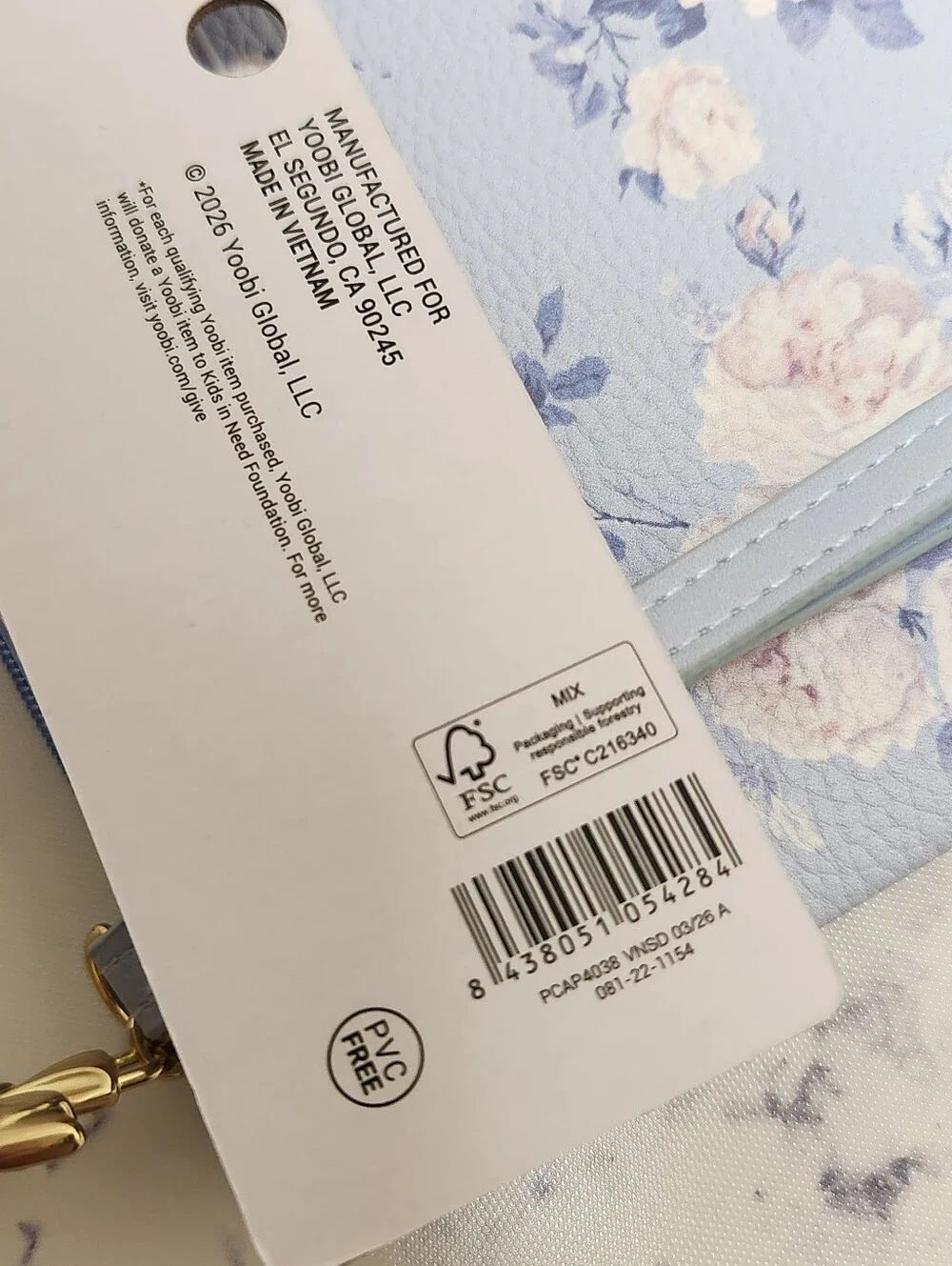 Love Shack Fancy x Target Yoobi  Everblooming Rosettes Accessory Pouch
